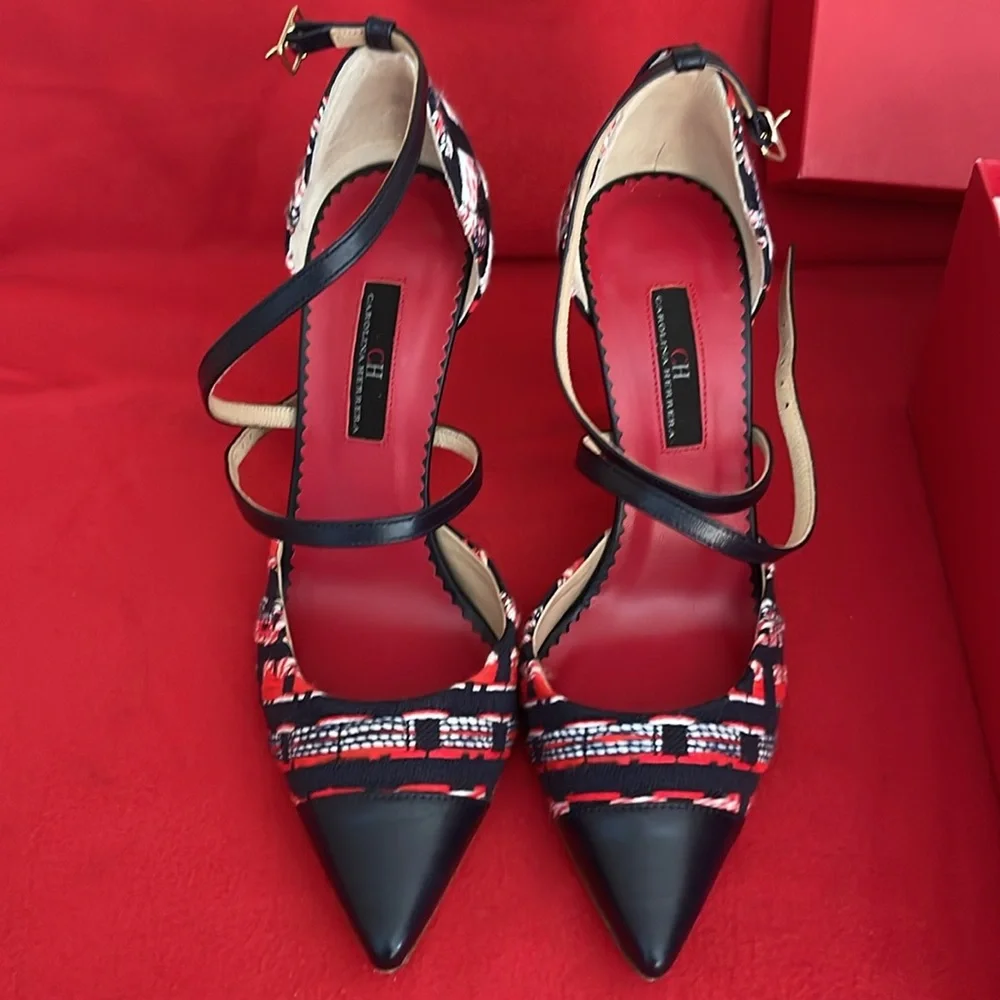 Authentic Carolina Herrera heels size 6 - Picture 3 of 17
